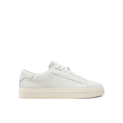 Sneakersy Calvin Klein Low Top Lace Up Lth HM0HM01516 Biały ze sklepu eobuwie.pl w kategorii Buty sportowe męskie - zdjęcie 182062761