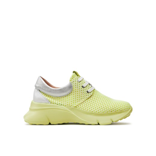 Sneakersy Hispanitas HV243446 Zielony ze sklepu eobuwie.pl w kategorii Buty sportowe damskie - zdjęcie 182062823