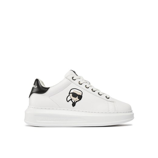 Sneakersy KARL LAGERFELD KL62530N Biały ze sklepu eobuwie.pl w kategorii Trampki damskie - zdjęcie 182062840