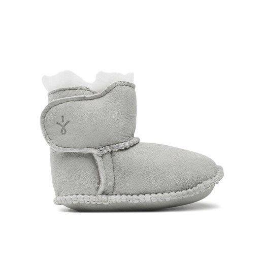 Śniegowce EMU Australia Baby Bootie B10310 Szary ze sklepu eobuwie.pl w kategorii Buciki niemowlęce - zdjęcie 182062902