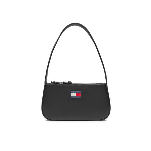 Torebka Tommy Jeans Tjw Ess Must Shoulder Bag AW0AW16966 Czarny ze sklepu eobuwie.pl w kategorii Torebki damskie - zdjęcie 182063000
