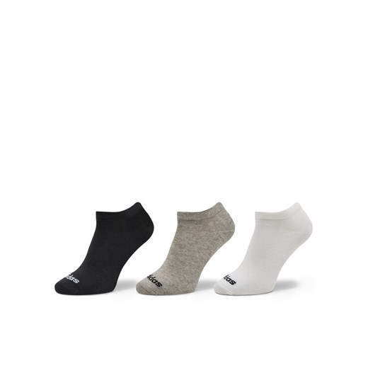 Skarpety stopki unisex adidas Thin Linear Low-Cut Socks 3 Pairs IC1300 Szary ze sklepu eobuwie.pl w kategorii Skarpetki męskie - zdjęcie 182063030