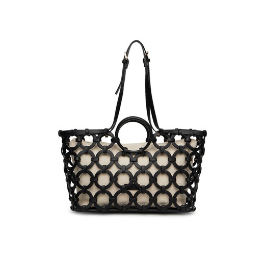 Torebka Gino Rossi LDA3407B Czarny ze sklepu eobuwie.pl w kategorii Torby Shopper bag - zdjęcie 182063041