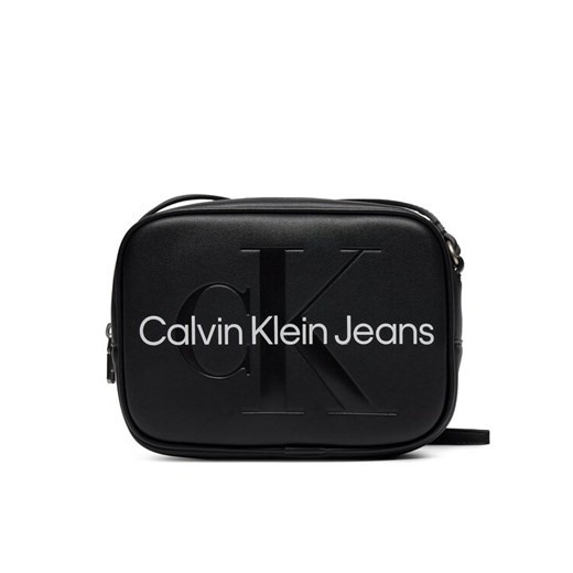 Torebka Calvin Klein Jeans Sculpted Camera Bag18 Mono K60K610275 Czarny ze sklepu eobuwie.pl w kategorii Listonoszki - zdjęcie 182063044
