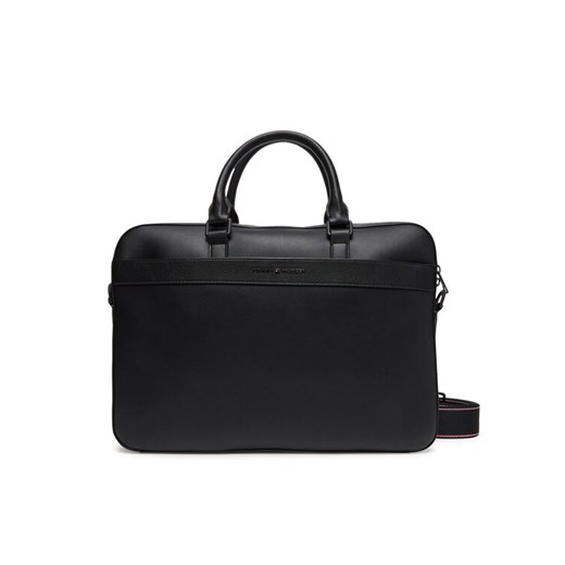 Torba na laptopa Tommy Hilfiger Th Corp Computer Bag AM0AM13222 Czarny ze sklepu eobuwie.pl w kategorii Torby na laptopa - zdjęcie 182063080