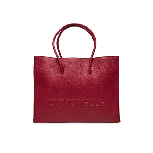 Torebka Coccinelle E1 QBB 18 02 01 Bordowy ze sklepu eobuwie.pl w kategorii Torby Shopper bag - zdjęcie 182063283