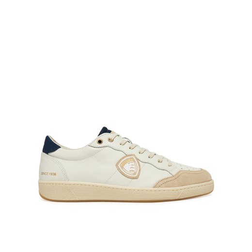 Sneakersy Blauer S5MURRAY12 Écru ze sklepu eobuwie.pl w kategorii Buty sportowe męskie - zdjęcie 182063342