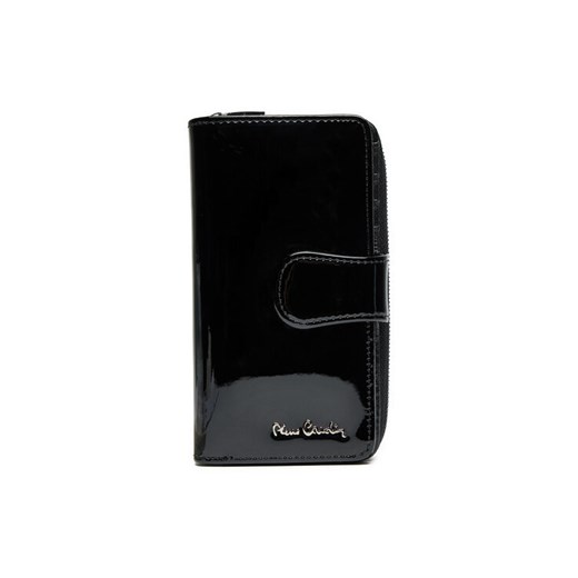 Duży Portfel Damski Pierre Cardin 07 SHINY 116 Czarny ze sklepu eobuwie.pl w kategorii Portfele damskie - zdjęcie 182063422