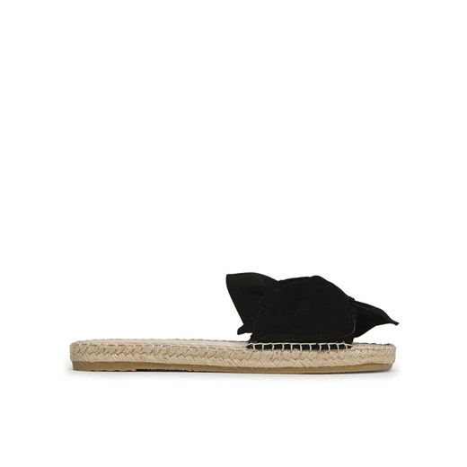 Espadryle Manebi Sandals With Knot K 1.0 JK Czarny ze sklepu eobuwie.pl w kategorii Klapki damskie - zdjęcie 182063483