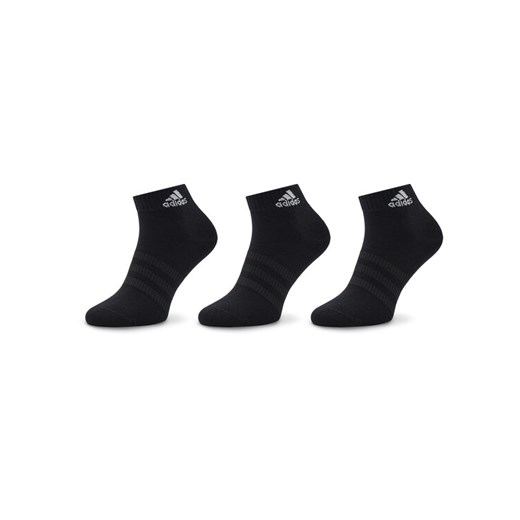 Zestaw 3 par niskich skarpet unisex adidas Thin and Light Ankle Socks 3 Pairs IC1282 Czarny ze sklepu eobuwie.pl w kategorii Skarpetki męskie - zdjęcie 182063521