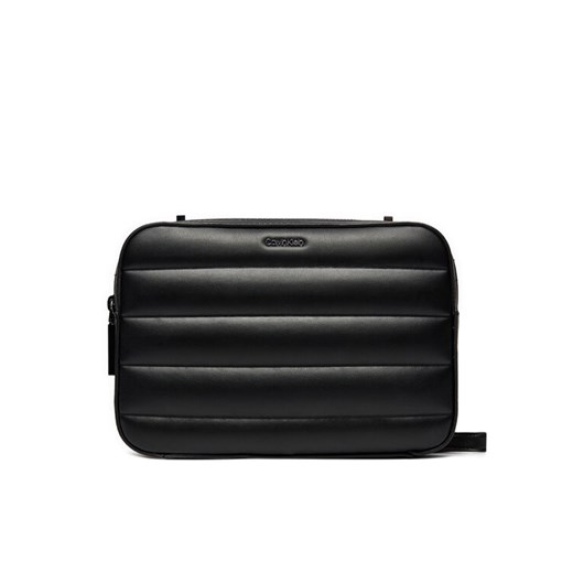 Torebka Calvin Klein Line Quilt Camera Bag K60K612114 Czarny Calvin Klein 00 eobuwie.pl