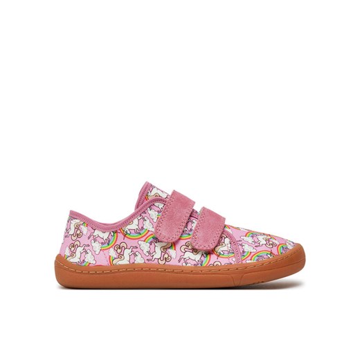 Sneakersy Froddo Barefoot Canvas G1700379-4 D Kolorowy ze sklepu eobuwie.pl w kategorii Półbuty dziecięce - zdjęcie 182063541