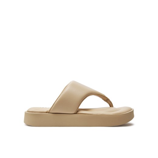 Japonki Inuikii Padded Toe 70105-135 Beżowy ze sklepu eobuwie.pl w kategorii Klapki damskie - zdjęcie 182063584