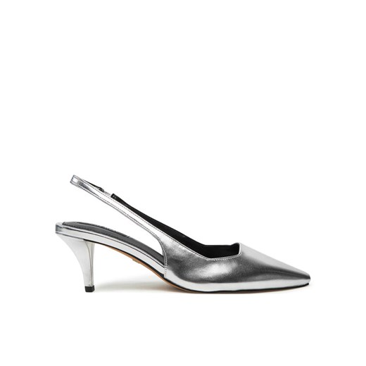 Sandały Nine West WFA3377-1 Srebrny ze sklepu eobuwie.pl w kategorii Sandały damskie - zdjęcie 182063621
