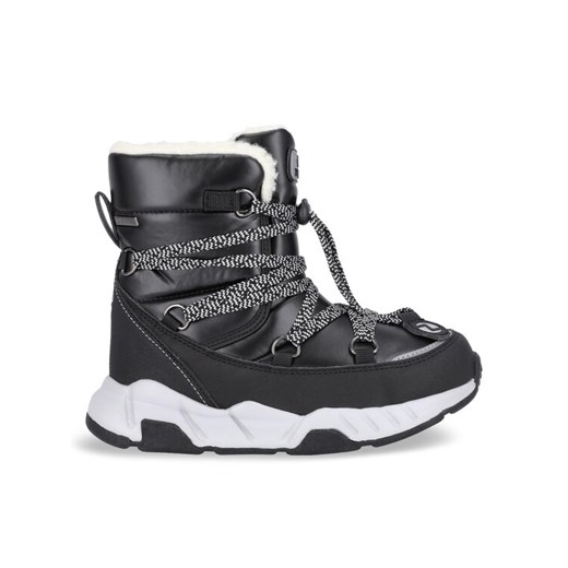 Śniegowce ZigZag Turriea Kids Boot WP Z234122 Czarny ze sklepu eobuwie.pl w kategorii Buty zimowe dziecięce - zdjęcie 182063644