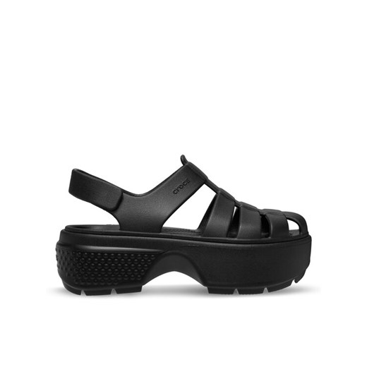 Sandały Crocs Stomp Fisherman Sandal 209938 Czarny ze sklepu eobuwie.pl w kategorii Sandały damskie - zdjęcie 182063662