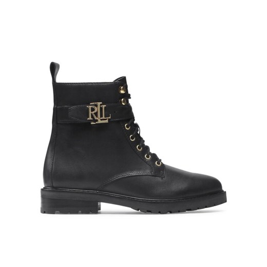 Botki LAUREN RALPH LAUREN Elridge 802838413001 Czarny ze sklepu eobuwie.pl w kategorii Workery damskie - zdjęcie 182064121