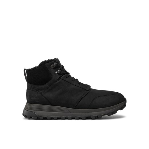 Trzewiki Clarks Atl Trek Up Wp 26178660 Czarny ze sklepu eobuwie.pl w kategorii Buty zimowe męskie - zdjęcie 182064243