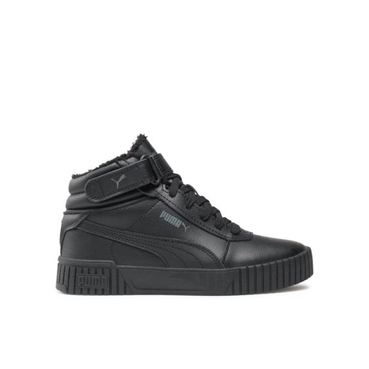 Sneakersy Puma Carina 2.0 Mid WTR Jr 387380 01 Czarny ze sklepu eobuwie.pl w kategorii Buty sportowe dziecięce - zdjęcie 182064252