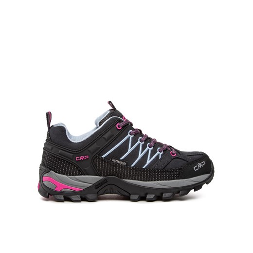 Trekkingi CMP Rigel Low Wmn Trekking Shoes Wp 3Q13246 Czarny ze sklepu eobuwie.pl w kategorii Buty trekkingowe damskie - zdjęcie 182064304