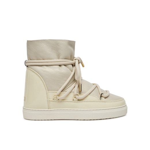Śniegowce Inuikii Gloss Wedge 75203-007 Écru ze sklepu eobuwie.pl w kategorii Śniegowce damskie - zdjęcie 182064384