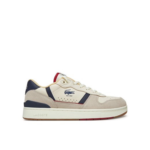 Sneakersy Lacoste 7-48SMA0103 Écru ze sklepu eobuwie.pl w kategorii Buty sportowe męskie - zdjęcie 182064410