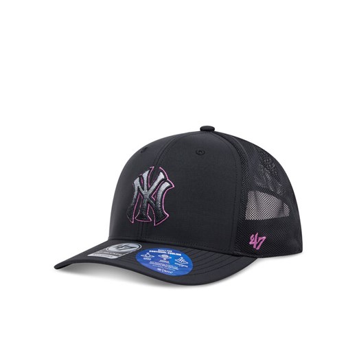 Czapka z daszkiem 47 Brand MLB New York Yankees Volcanic ’47 TRUCKER B-VOLCT17BBP Czarny ze sklepu eobuwie.pl w kategorii Czapki z daszkiem męskie - zdjęcie 182064511