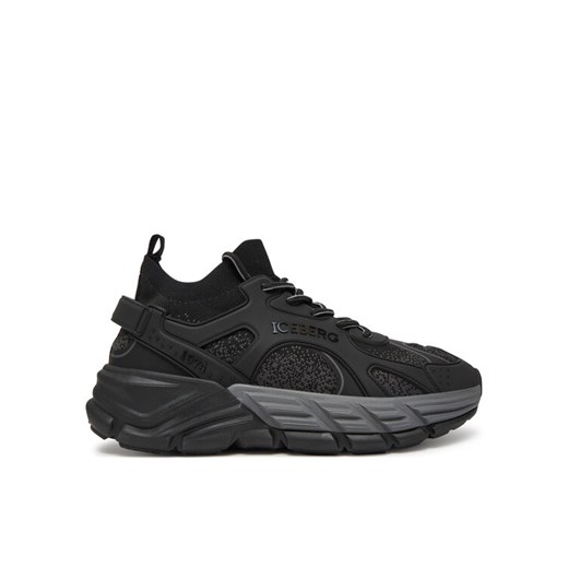 Sneakersy Iceberg IUSOCK Czarny ze sklepu eobuwie.pl w kategorii Buty sportowe męskie - zdjęcie 182064593