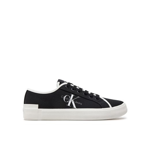 Sneakersy Calvin Klein Jeans Skater Vulcanized Low Cs Ml Mr YW0YW01453 Czarny ze sklepu eobuwie.pl w kategorii Trampki damskie - zdjęcie 182064620