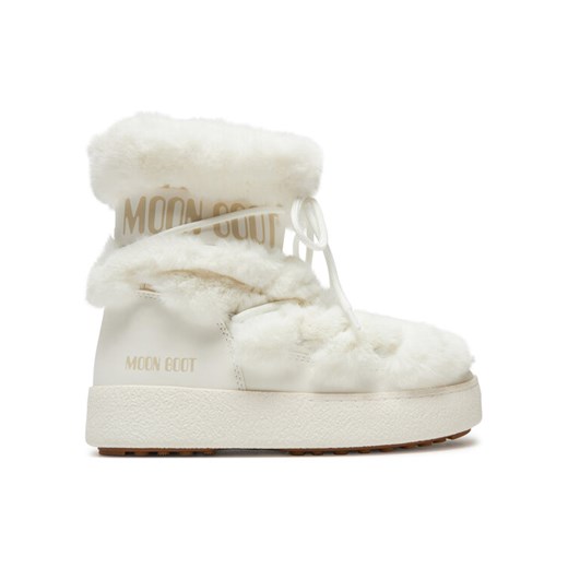 Śniegowce Moon Boot Ltrack Tube Faux-Fur 80D2450130 Biały ze sklepu eobuwie.pl w kategorii Śniegowce damskie - zdjęcie 182064780
