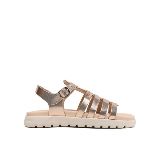 Sandały Geox J Sandal Soleima Gir J35GSB000CFC7018 D Złoty ze sklepu eobuwie.pl w kategorii Sandały dziecięce - zdjęcie 182064872