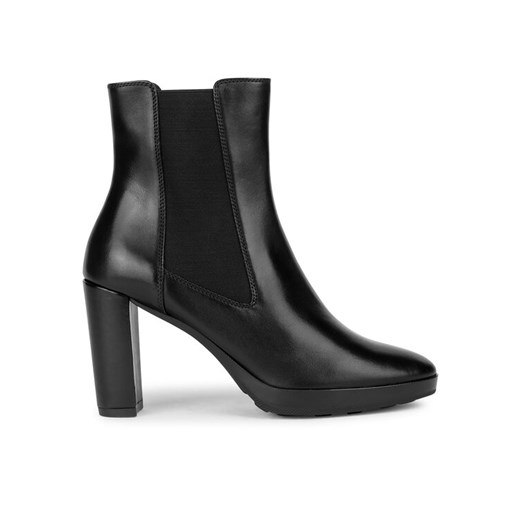 Botki Geox D Walk Pleasure 85 D35TFC 00043 C9999 Czarny ze sklepu eobuwie.pl w kategorii Botki - zdjęcie 182064964