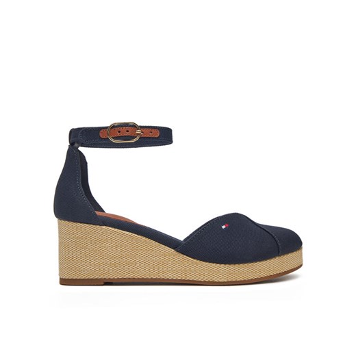 Espadryle Tommy Hilfiger FW0FW08657 Granatowy ze sklepu eobuwie.pl w kategorii Espadryle damskie - zdjęcie 182064971
