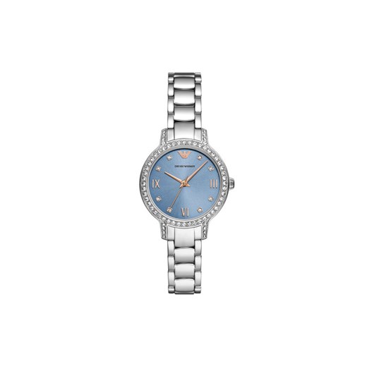 Zegarek Emporio Armani Cleo AR11585 Srebrny ze sklepu eobuwie.pl w kategorii Zegarki - zdjęcie 182065030