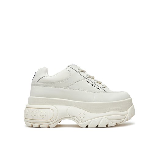 Sneakersy Naked Wolfe Sporty Biały ze sklepu eobuwie.pl w kategorii Buty sportowe damskie - zdjęcie 182065073