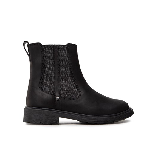 Kozaki Clarks Astrol Orin K 261537496 Czarny ze sklepu eobuwie.pl w kategorii Buty zimowe dziecięce - zdjęcie 182065101