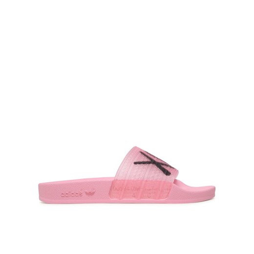 Klapki adidas Adilette x André Saraiva Slides HQ6856 Różowy ze sklepu eobuwie.pl w kategorii Klapki męskie - zdjęcie 182065152