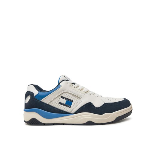 Sneakersy Tommy Jeans Tjm New Basket Sneaker Lc EM0EM01500 Granatowy ze sklepu eobuwie.pl w kategorii Buty sportowe męskie - zdjęcie 182065234