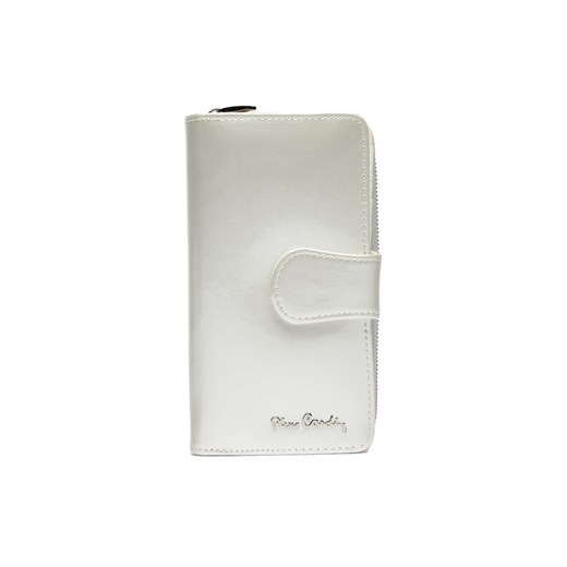 Duży Portfel Damski Pierre Cardin 07 SHINY 116 Écru ze sklepu eobuwie.pl w kategorii Portfele damskie - zdjęcie 182065373