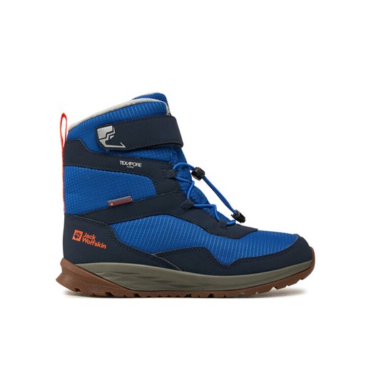 Śniegowce Jack Wolfskin Polar Bear-B Texapore High Vc K A62145 Niebieski ze sklepu eobuwie.pl w kategorii Buty zimowe dziecięce - zdjęcie 182065460