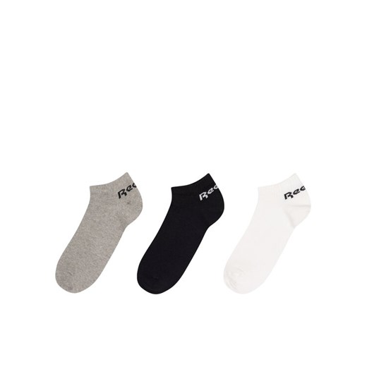 Zestaw 3 par niskich skarpet unisex Reebok ACT CORE LOW CUT SOC FL5225 Kolorowy Reebok 40_42 eobuwie.pl