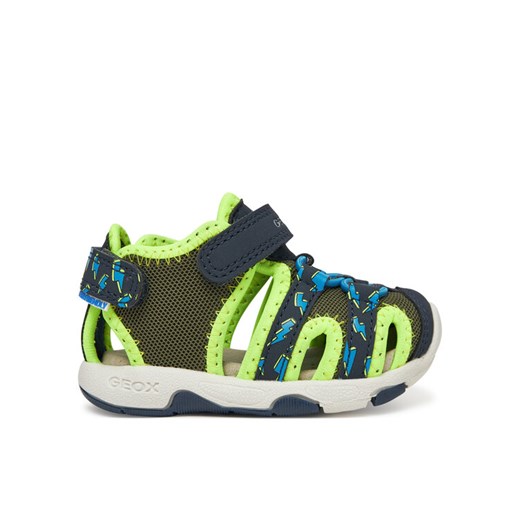 Sandały Geox B Sandal Multy B450FB 014CE CE3F4 M Khaki ze sklepu eobuwie.pl w kategorii Sandały dziecięce - zdjęcie 182065530