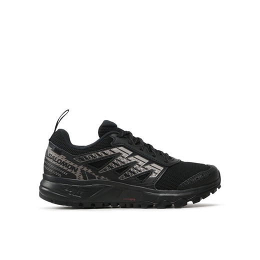 Sneakersy Salomon Wander L47153200 Czarny ze sklepu eobuwie.pl w kategorii Buty trekkingowe damskie - zdjęcie 182065622
