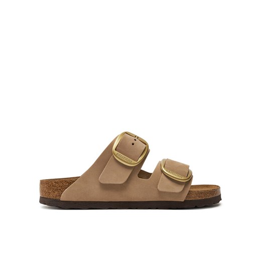 Klapki Birkenstock Arizona Big Buckle 1024064 Beżowy ze sklepu eobuwie.pl w kategorii Klapki damskie - zdjęcie 182065641