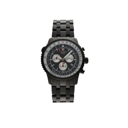 Zegarek Swiss Alpine Military 7078.9177 Czarny ze sklepu eobuwie.pl w kategorii Zegarki - zdjęcie 182065713