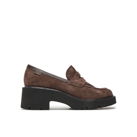 Loafersy Camper Milah K201425-024 Brązowy ze sklepu eobuwie.pl w kategorii Lordsy damskie - zdjęcie 182065741
