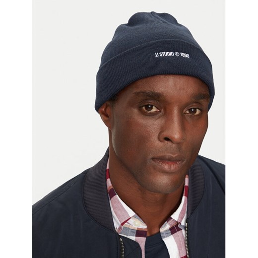 Czapka Jack&Jones Bottle 12259203 Granatowy ze sklepu eobuwie.pl w kategorii Czapki zimowe męskie - zdjęcie 182065833