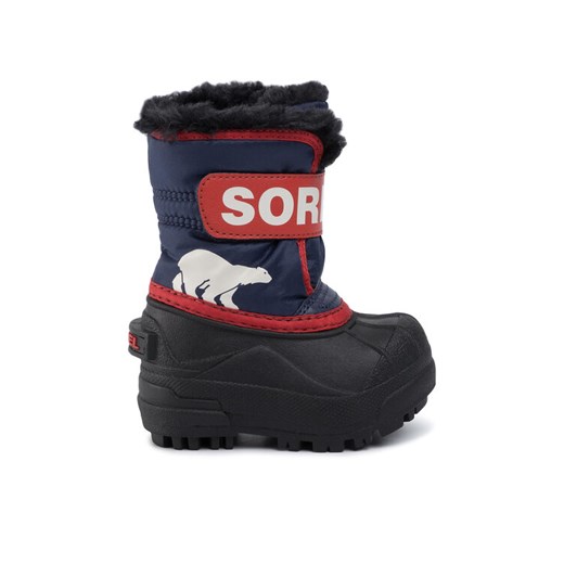 Śniegowce Sorel Toddler Snow Commander NV1960 Granatowy ze sklepu eobuwie.pl w kategorii Buty zimowe dziecięce - zdjęcie 182066071