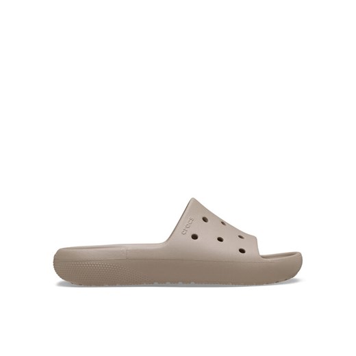 Klapki Crocs Classic Slide v2 209401 Brązowy ze sklepu eobuwie.pl w kategorii Klapki damskie - zdjęcie 182066113