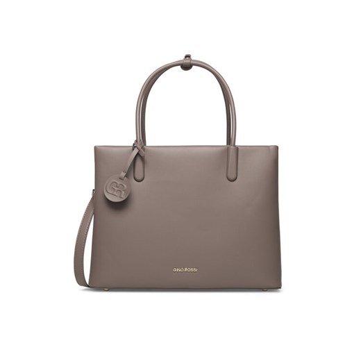 Torebka Gino Rossi OJ-82713 Beżowy ze sklepu eobuwie.pl w kategorii Torby Shopper bag - zdjęcie 182066122